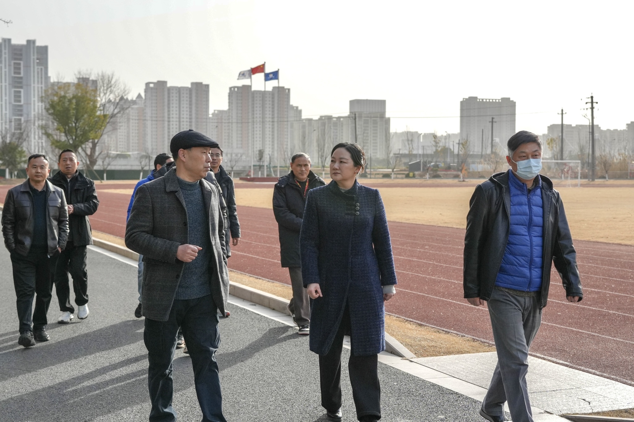 我校今年首批学子迁驻溧阳基地，校领导走访暖心护航