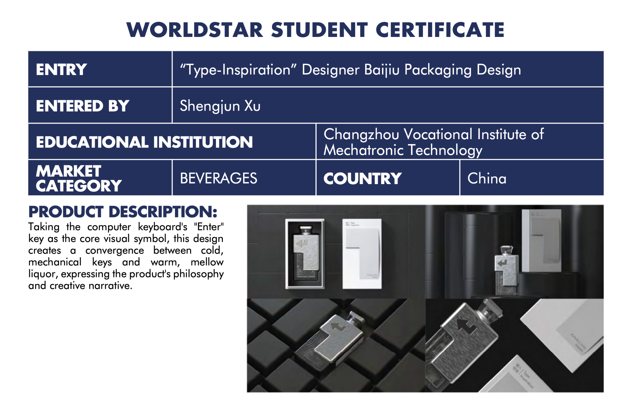 我校学生作品获2025“世界学生之星”包装设计奖 