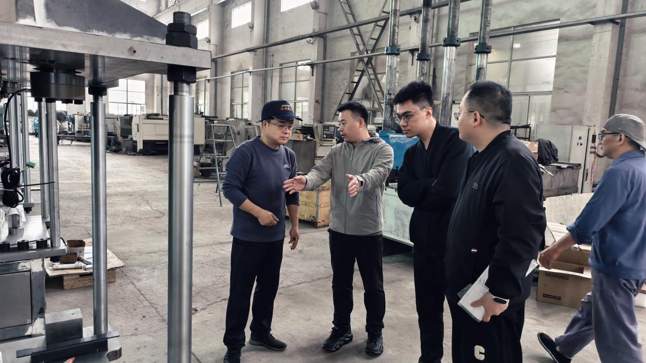 交通工程学院赴无锡市江成液压机械有限公司开展访企拓岗活动